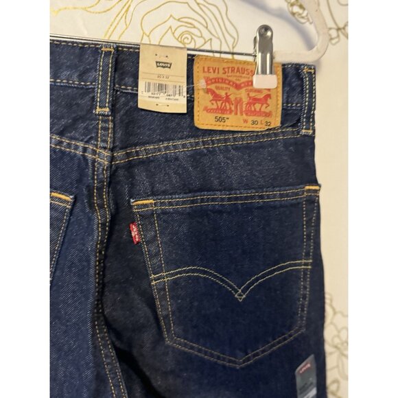 Levi’s Men’s Jeans 505 Straight Leg Blue 30 x 32 Brand New with Tags - Picture 3 of 4